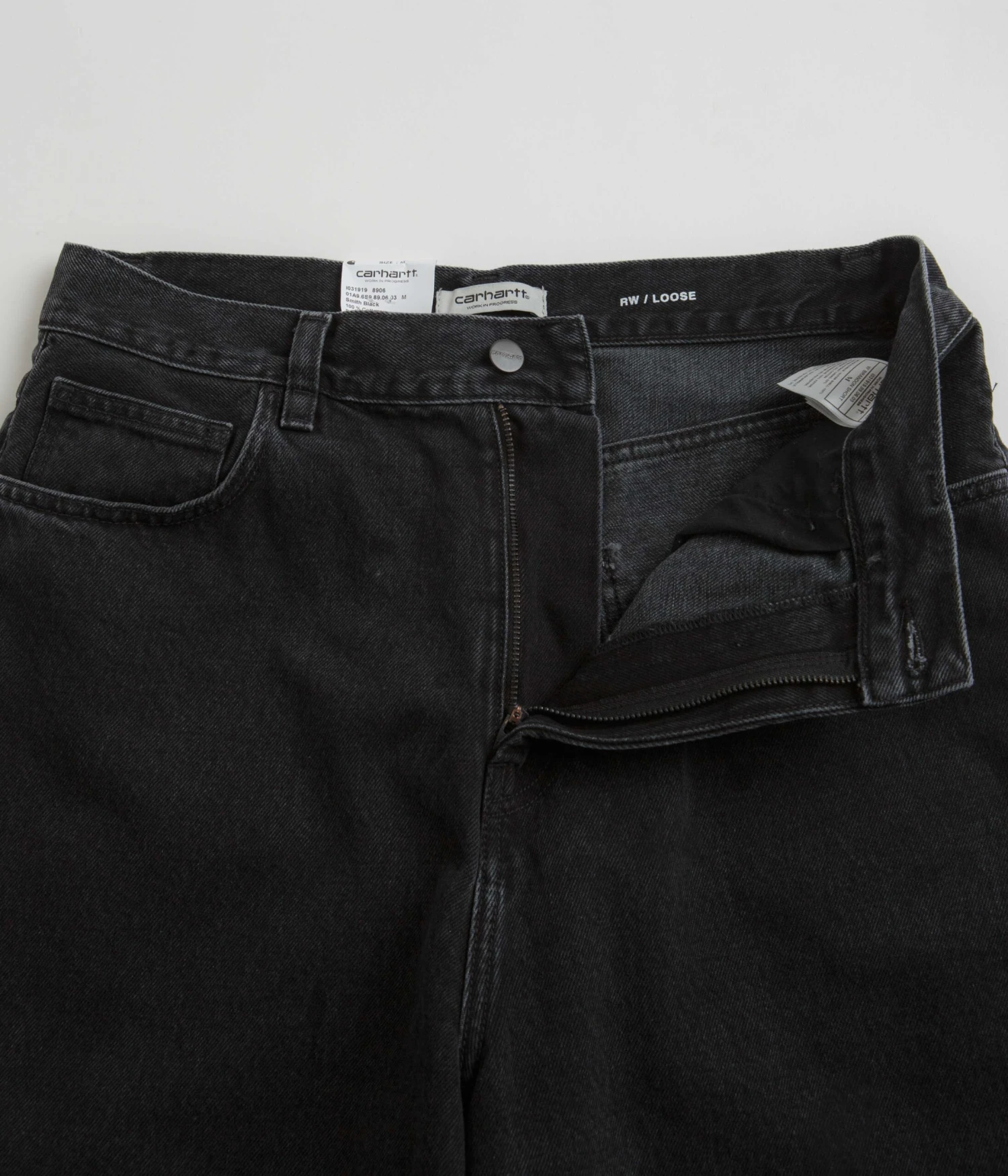 Carhartt Womens Brandon Shorts - Black Stone Washed 6 Carhartt Womens Brandon Shorts - Black Stone Washed - Image 6