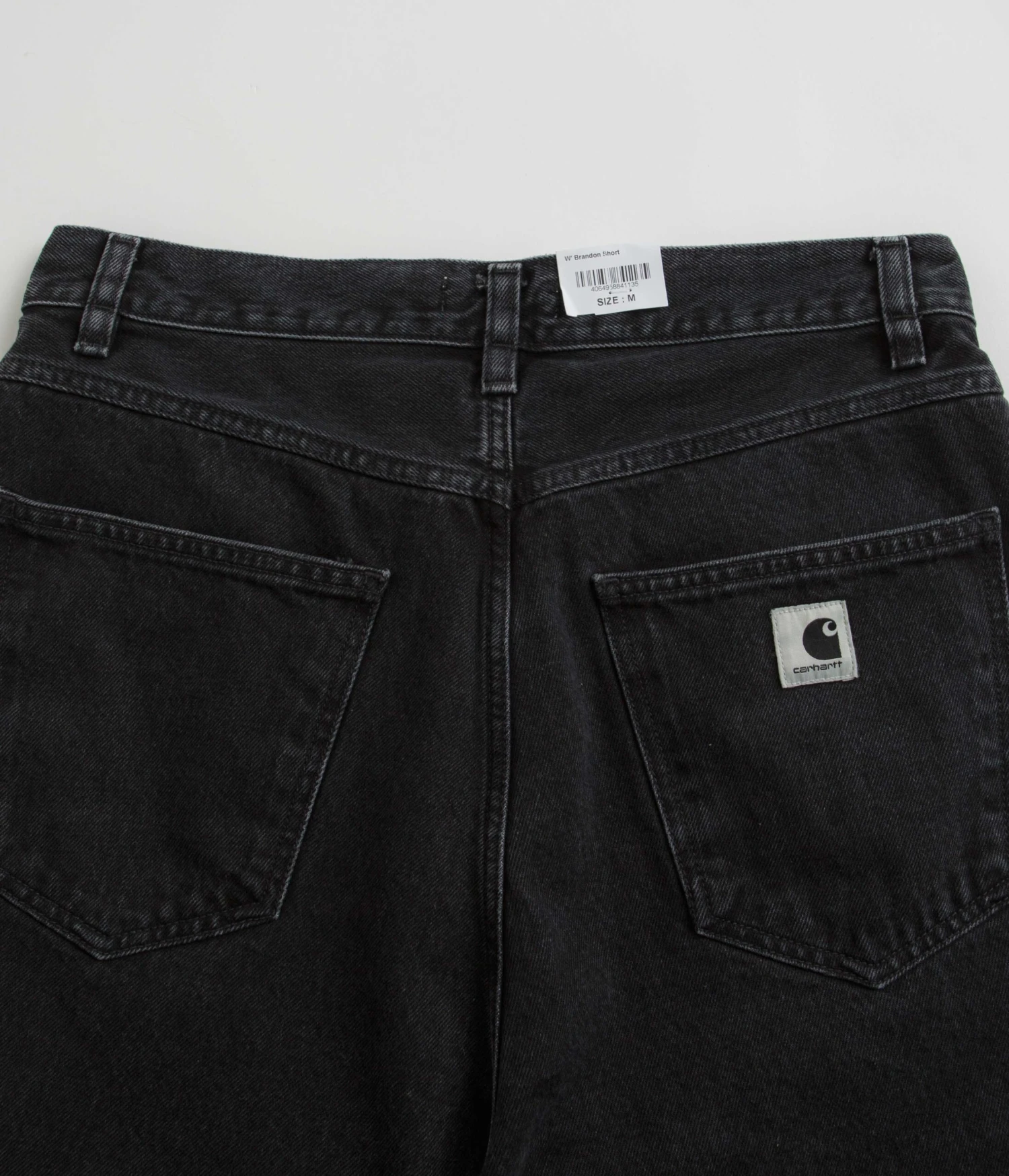 Carhartt Womens Brandon Shorts - Black Stone Washed 7 Carhartt Womens Brandon Shorts - Black Stone Washed - Image 7