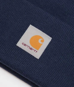 Carhartt X Quartersnacks Acrylic Watch Hat Beanie - Blue 7 Carhartt X Quartersnacks Acrylic Watch Hat Beanie - Blue -Outlet The Street Set Store CarharttxQuartersnacksAcrylicWatchHatBeanie Blue 4