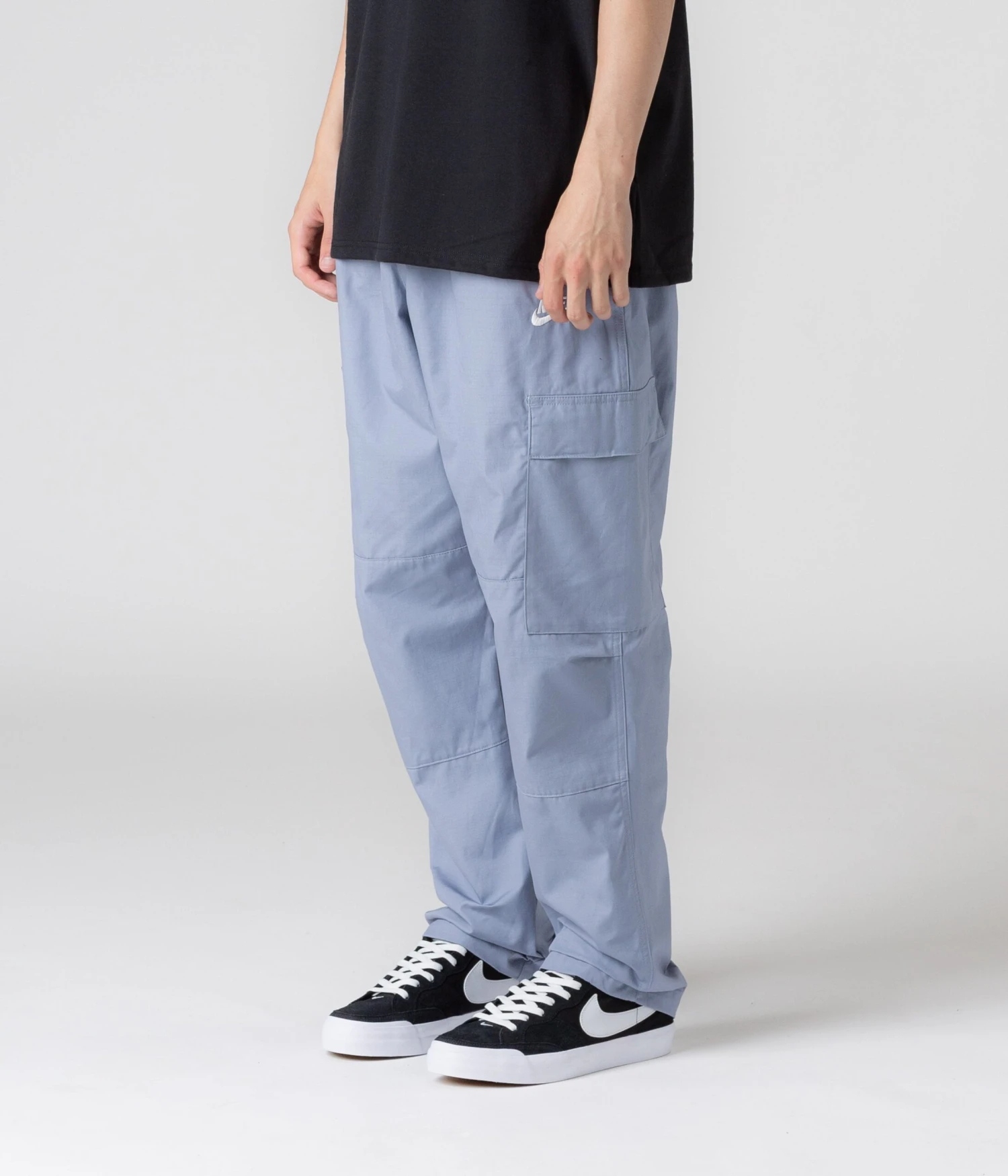 Nike Sportswear Nike Club Cargo Pants - Ashen Slate / White 10 Nike Sportswear Nike Club Cargo Pants - Ashen Slate / White - Image 10