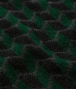 Polar Zig Zag Knit Sweatshirt - Black / Dark Teal -Outlet The Street Set Store PolarZigZagKnitSweatshirt Black DarkTeal 3