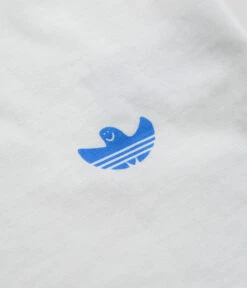 Adidas Shmoofoil Art T-Shirt - White / Bluebird / Royal Blue -Outlet The Street Set Store adidas shmoofoil art t shirt white bluebird royal blue 4