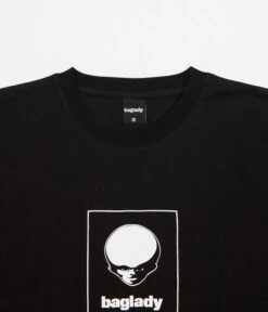 Baglady Alien Logo T-Shirt - Black -Outlet The Street Set Store baglady alien logo t shirt black 3