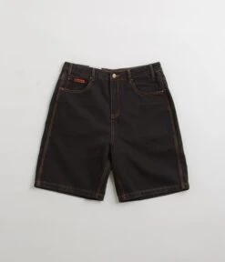 Butter Goods Baggy Denim Shorts - Washed Black