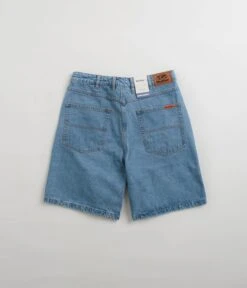Butter Goods Baggy Denim Shorts - Washed Indigo 9 Butter Goods Baggy Denim Shorts - Washed Indigo -Outlet The Street Set Store butter goods baggy denim shorts washed indigo 3