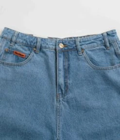 Butter Goods Baggy Denim Shorts - Washed Indigo 10 Butter Goods Baggy Denim Shorts - Washed Indigo -Outlet The Street Set Store butter goods baggy denim shorts washed indigo 4