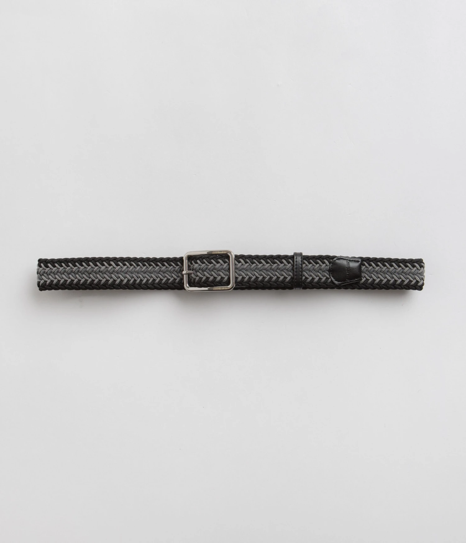 Butter Goods Braided Belt - Black / Grey 1 Butter Goods Braided Belt - Black / Grey