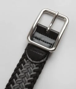Butter Goods Braided Belt - Black / Grey 5 Butter Goods Braided Belt - Black / Grey -Outlet The Street Set Store butter goods braided belt black grey 3