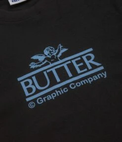 Butter Goods Cherub T-Shirt - Black -Outlet The Street Set Store butter goods cherub t shirt black 3