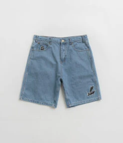 Butter Goods Critter Baggy Denim Shorts - Washed Indigo