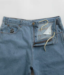 Butter Goods Critter Baggy Denim Shorts - Washed Indigo 13 Butter Goods Critter Baggy Denim Shorts - Washed Indigo -Outlet The Street Set Store butter goods critter baggy denim shorts washed indigo 5