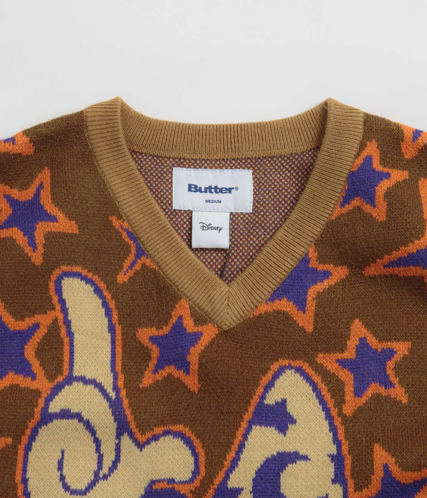 Butter Goods Starry Skies Knitted Vest - Brown 2 Butter Goods Starry Skies Knitted Vest - Brown - Image 2