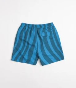 By Parra Aqua Weed Waves Swim Shorts - Greek Blue -Outlet The Street Set Store by parra aqua weed waves swim shorts greek blue 3