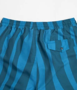 By Parra Aqua Weed Waves Swim Shorts - Greek Blue -Outlet The Street Set Store by parra aqua weed waves swim shorts greek blue 5