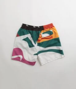 By Parra Beached In White Swim Shorts - Multi -Outlet The Street Set Store by parra beached in white swim shorts multi 3