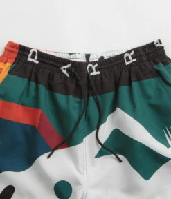 By Parra Beached In White Swim Shorts - Multi -Outlet The Street Set Store by parra beached in white swim shorts multi 5