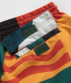 By Parra Beached In White Swim Shorts - Multi -Outlet The Street Set Store by parra beached in white swim shorts multi 7