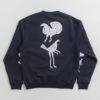 By Parra Fancy Pigeon Crewneck Sweatshirt - Midnight Blue