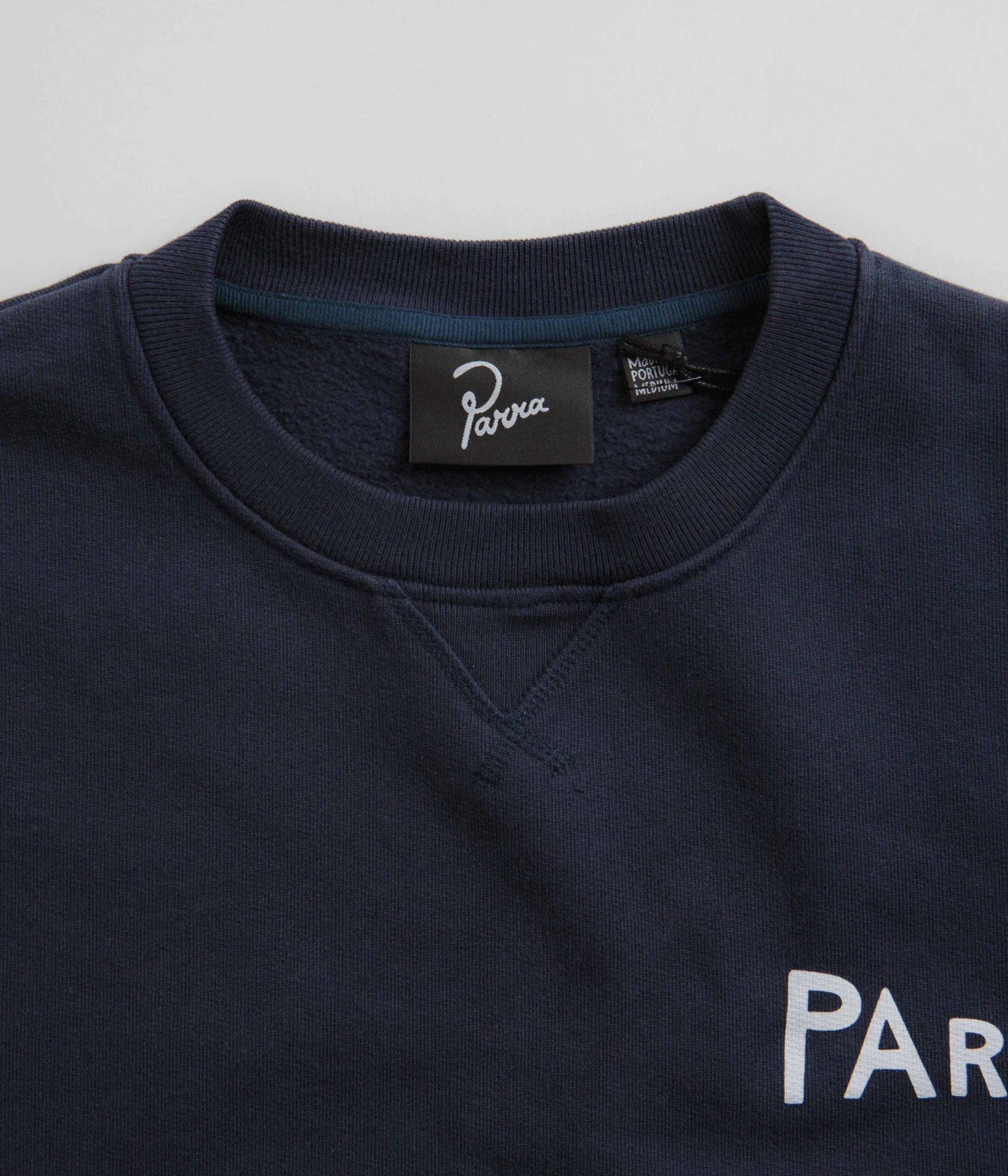 By Parra Fancy Pigeon Crewneck Sweatshirt - Midnight Blue 5 By Parra Fancy Pigeon Crewneck Sweatshirt - Midnight Blue - Image 5