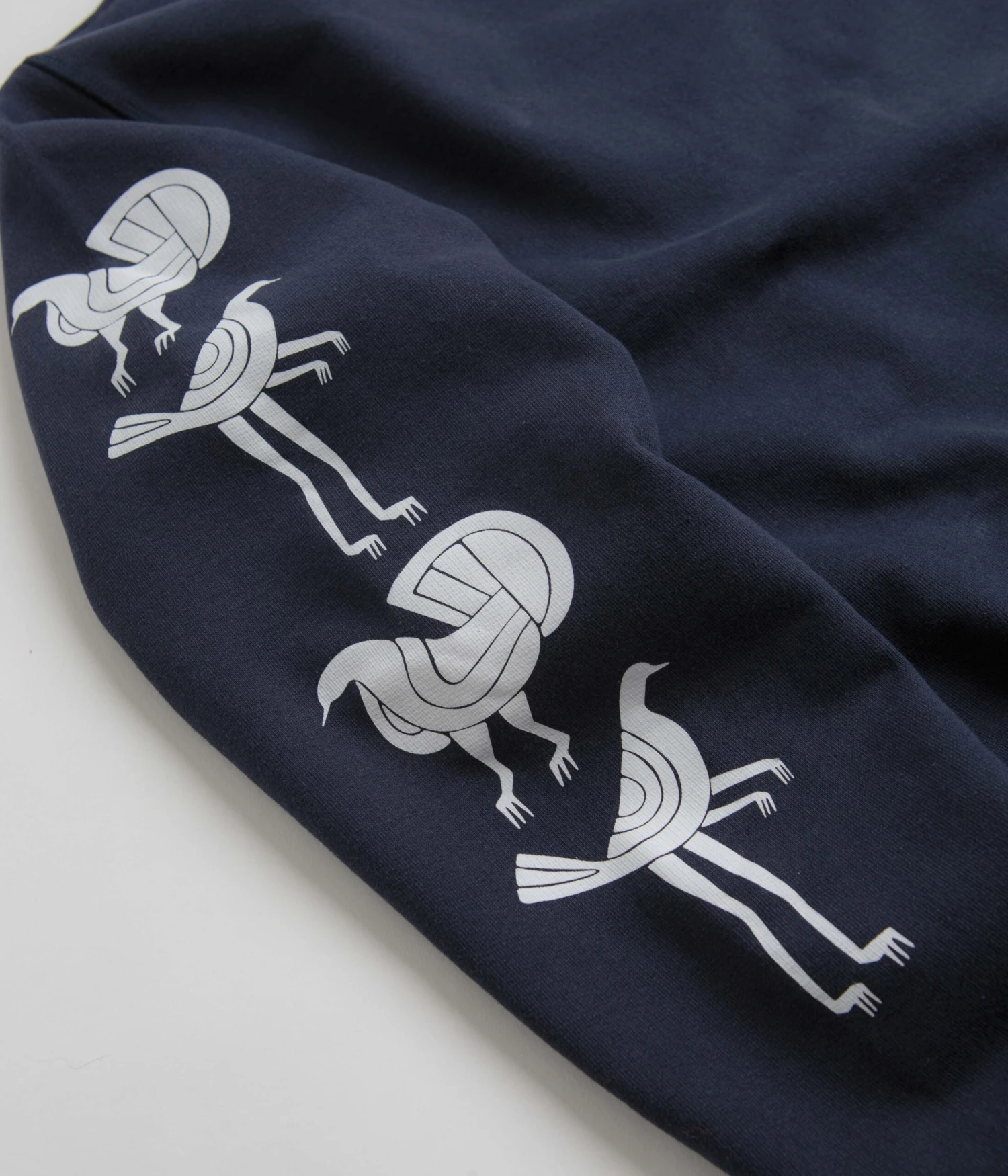 By Parra Fancy Pigeon Crewneck Sweatshirt - Midnight Blue 6 By Parra Fancy Pigeon Crewneck Sweatshirt - Midnight Blue - Image 6