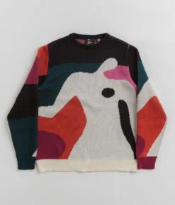 By Parra Grand Ghost Caves Knitted Sweatshirt - Multi