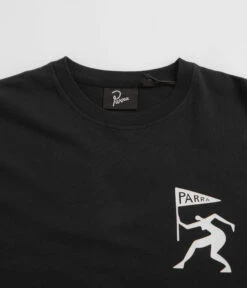 By Parra Neurotic Flag Long Sleeve T-Shirt - Black -Outlet The Street Set Store by parra neurotic flag long sleeve t shirt black 4