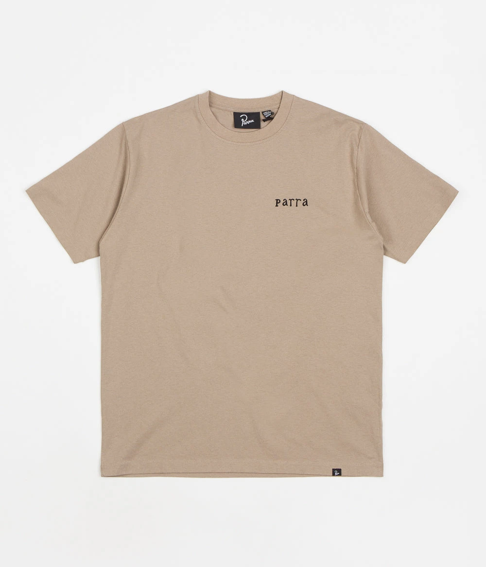 By Parra Spirits Of The Beach T-Shirt - Mushroom Brown 1 By Parra Spirits Of The Beach T-Shirt - Mushroom Brown