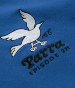 By Parra Wheel Chested Bird Crewneck Sweatshirt - Blue -Outlet The Street Set Store by parra wheel chested bird crewneck sweatshirt blue 4
