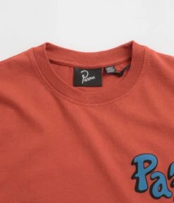 By Parra Wheeled Bird T-Shirt - Rust -Outlet The Street Set Store by parra wheeled bird t shirt brown 3
