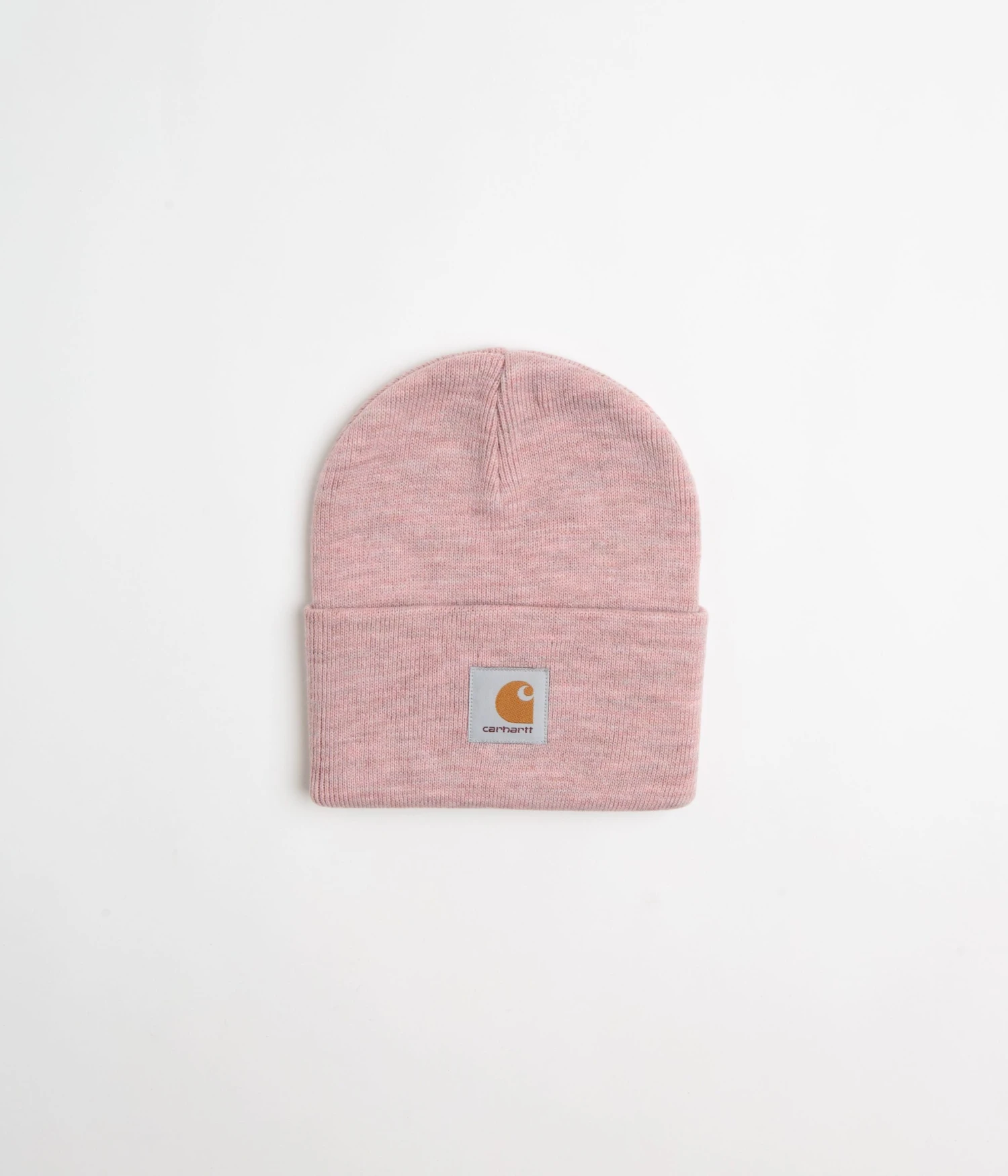 Carhartt Acrylic Watch Hat Beanie - Glassy Pink Heather 1 Carhartt Acrylic Watch Hat Beanie - Glassy Pink Heather