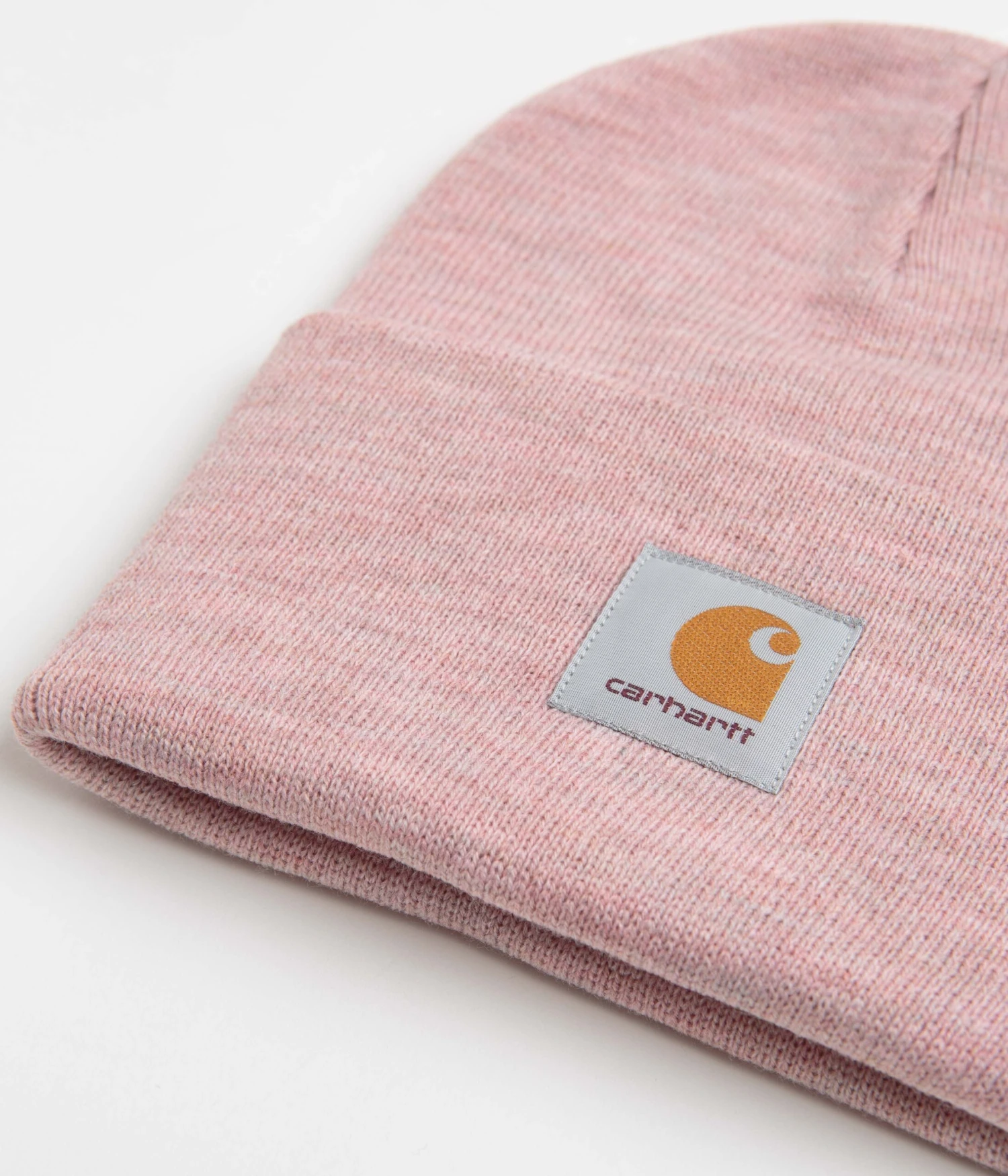 Carhartt Acrylic Watch Hat Beanie - Glassy Pink Heather 2 Carhartt Acrylic Watch Hat Beanie - Glassy Pink Heather - Image 2