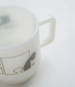 Carhartt Assemble Glass Mug - White / Plant -Outlet The Street Set Store carhartt assemble glass mug white plant 4