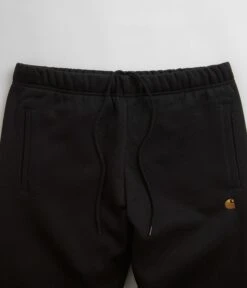 Carhartt Chase Sweatpants - Black / Gold -Outlet The Street Set Store carhartt chase sweatpants black gold 4 59a95e4f 9638 4b53 a31b 9dab74a5fa8b
