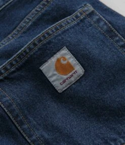 Carhartt Landon Pants - Blue Stone Washed -Outlet The Street Set Store carhartt landon pants blue stone washed 7