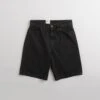 Carhartt Landon Shorts - Black Stone Washed