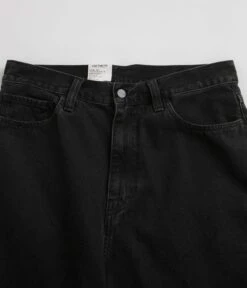 Carhartt Landon Shorts - Black Stone Washed -Outlet The Street Set Store carhartt landon shorts black stone washed 4