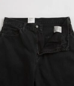 Carhartt Landon Shorts - Black Stone Washed -Outlet The Street Set Store carhartt landon shorts black stone washed 6