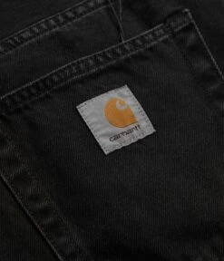 Carhartt Landon Shorts - Black Stone Washed -Outlet The Street Set Store carhartt landon shorts black stone washed 7