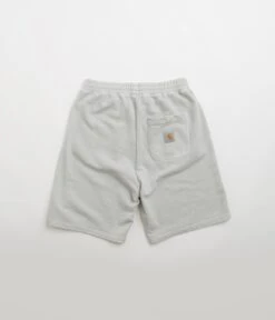 Carhartt Nelson Sweat Shorts - Sonic Silver -Outlet The Street Set Store carhartt nelson sweat shorts sonic silver 3