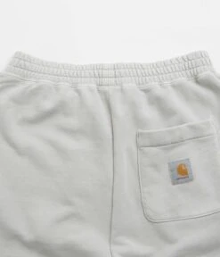 Carhartt Nelson Sweat Shorts - Sonic Silver -Outlet The Street Set Store carhartt nelson sweat shorts sonic silver 7