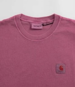 Carhartt Nelson T-Shirt - Magenta 5 Carhartt Nelson T-Shirt - Magenta -Outlet The Street Set Store carhartt nelson t shirt magenta 3