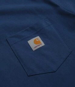 Carhartt Pocket T-Shirt - Elder / White -Outlet The Street Set Store carhartt pocket t shirt elder white 3