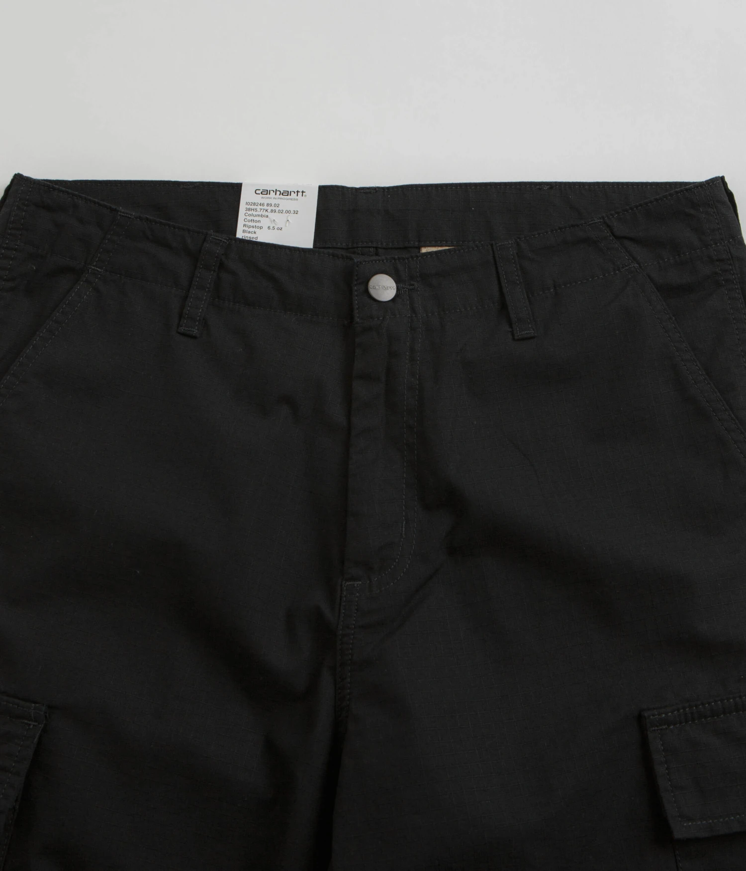 Carhartt Regular Cargo Shorts - Black 4 Carhartt Regular Cargo Shorts - Black - Image 4