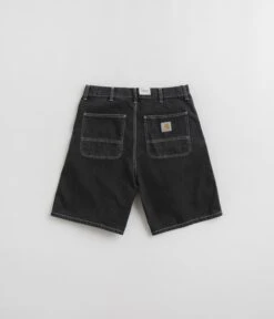 Carhartt Simple Shorts - Heavy Stone Washed Black -Outlet The Street Set Store carhartt simple shorts heavy stone washed black 3