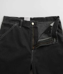 Carhartt Simple Shorts - Heavy Stone Washed Black -Outlet The Street Set Store carhartt simple shorts heavy stone washed black 5