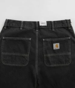Carhartt Simple Shorts - Heavy Stone Washed Black -Outlet The Street Set Store carhartt simple shorts heavy stone washed black 6