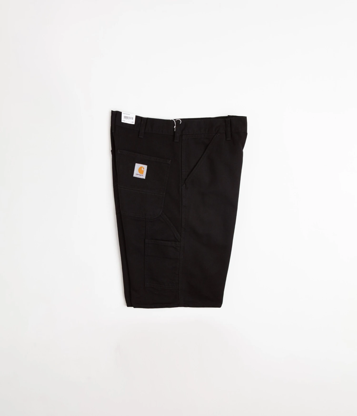 Carhartt Single Knee Shorts - Black Rinsed 2 Carhartt Single Knee Shorts - Black Rinsed - Image 2
