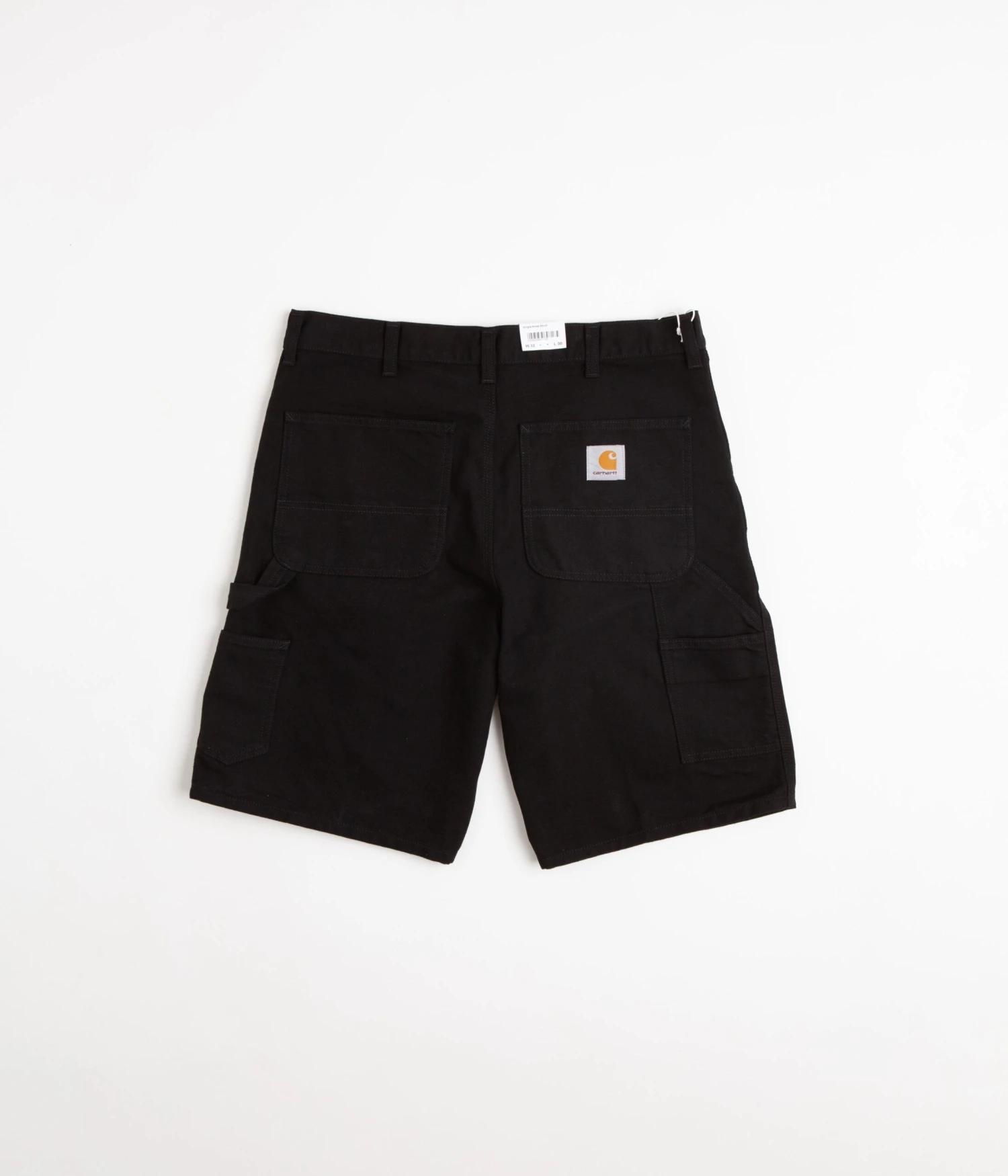 Carhartt Single Knee Shorts - Black Rinsed 3 Carhartt Single Knee Shorts - Black Rinsed - Image 3