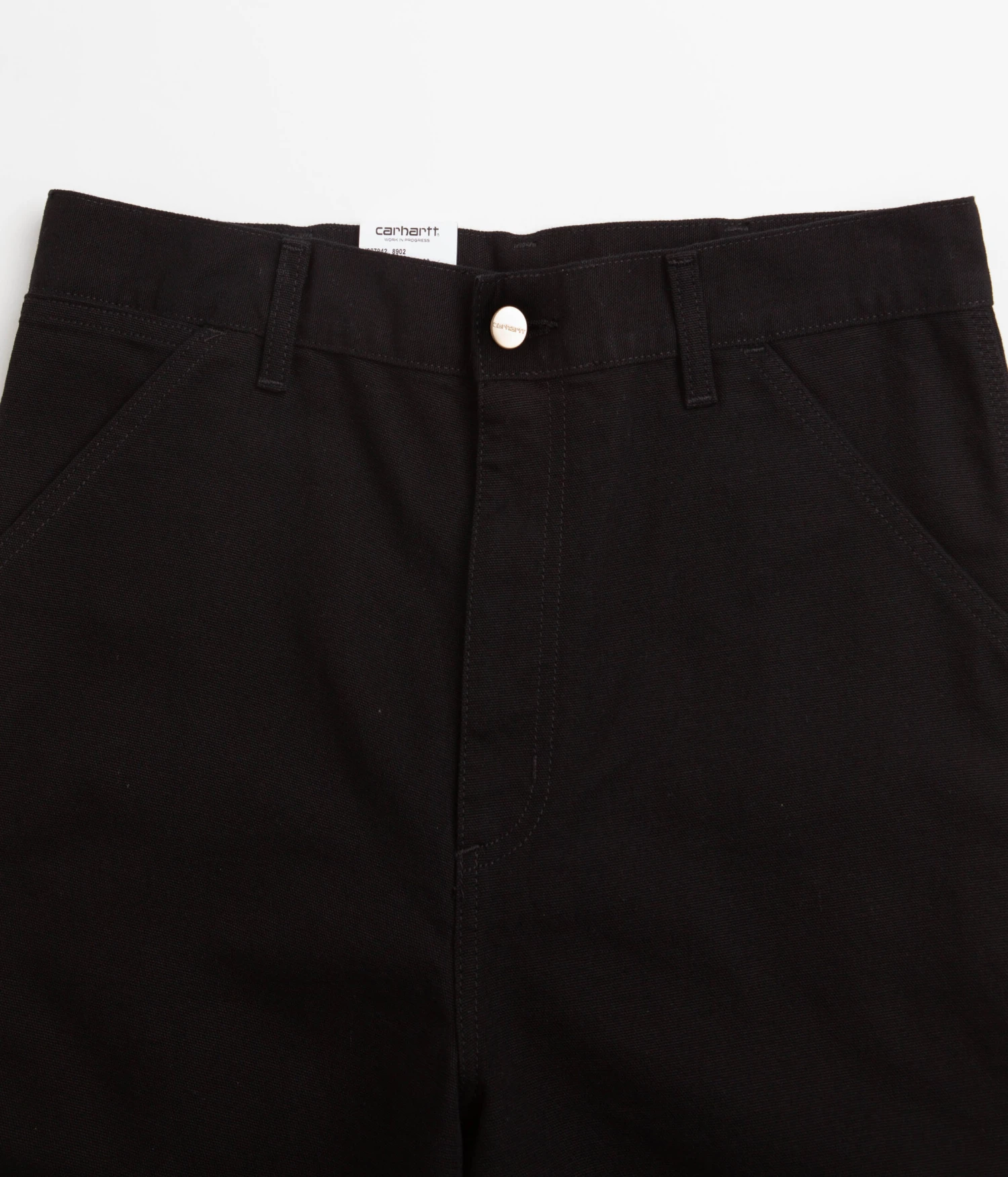 Carhartt Single Knee Shorts - Black Rinsed 5 Carhartt Single Knee Shorts - Black Rinsed - Image 5