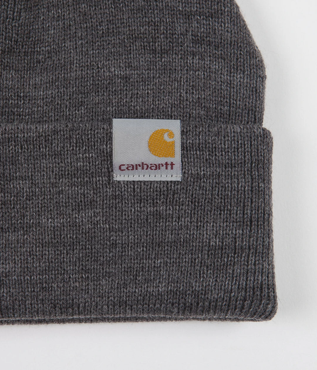 Carhartt Stratus Low Beanie - Dark Grey Heather 2 Carhartt Stratus Low Beanie - Dark Grey Heather - Image 2